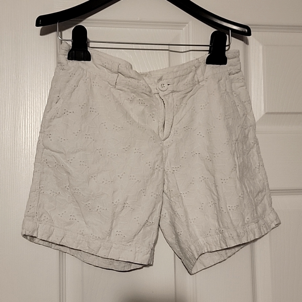 G.H. Bass & Co. 0 cotton floral embroidered short